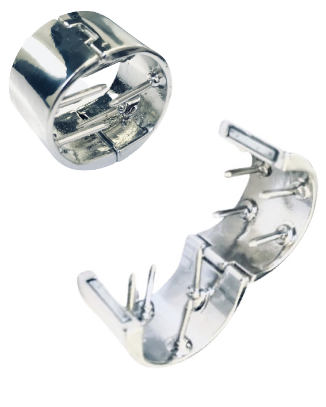 Medium Sized Silver Amtu Hair Weights
