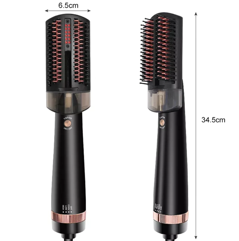 2 in 1 Hair Steamer Brush + Built Infrared for Hair Growth